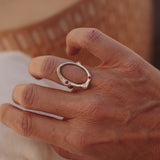 The Intueri Ring with Lab-grown Ruby (Size 6)