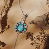 The High Desert Vision Pendant in Larimar, Moonstone, & Campitos Turquoise