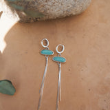 Fringe Earrings in Campitos Turquoise