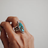 Kingman Turquoise Ring (Size 7.75)