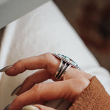 Kingman Turquoise Ring (Size 7.75)