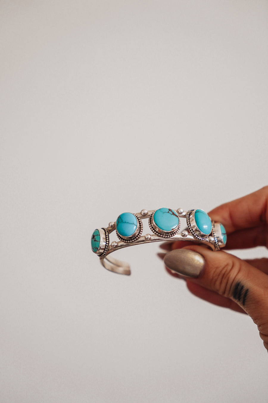 Statement Cuff in Egyptian Turquoise