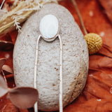Hair Fork in Mother of Pearl