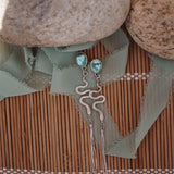 Serpent Earrings in Golden Hills