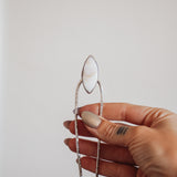 Hair Fork in Mother of Pearl