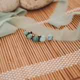 Ear Crawler + Stud Combo in Hubei Turquoise