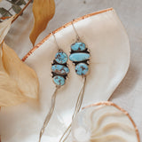 Cairn Earrings in Golden Hills Turquoise