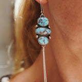 Cairn Earrings in Golden Hills Turquoise