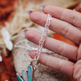 Statement Pendant in Boulder Opal & Ethiopian Opal