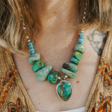 The Wild Mesa Necklace in Royston Turquoise