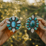 Statement Cuff in Royston, Hubei, and Rainbow Moonstone