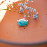 Royston Turquoise Ring with Lone Mtn Turquoise (Size 7.5)