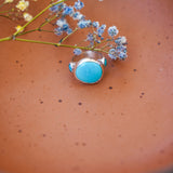 Campitos Turquoise Ring with Lone Mtn Turquoise (Size 8.5)