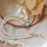 Golden Hills Choker w/ Pearl Beads