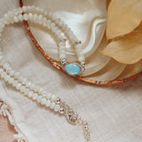 Golden Hills Choker w/ Pearl Beads