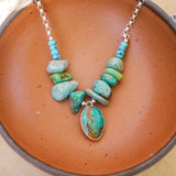 The Wild Mesa Necklace in Royston Turquoise