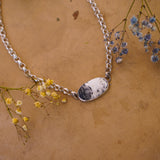 Rolo Chain Choker in White Buffalo