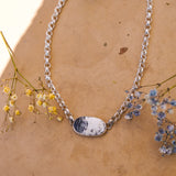 Rolo Chain Choker in White Buffalo
