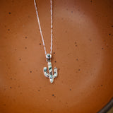 Saguaro Inlay Pendant