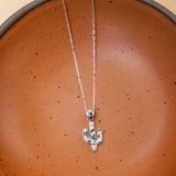 Saguaro Inlay Pendant