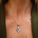 Saguaro Inlay Pendant