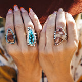 Statement Ring in Jasper (Size 7.25)