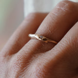 The Stardust Stacker with Natural Diamond