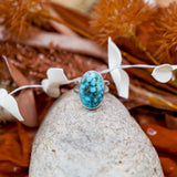 Whitewater Turquoise Ring (Size 8)