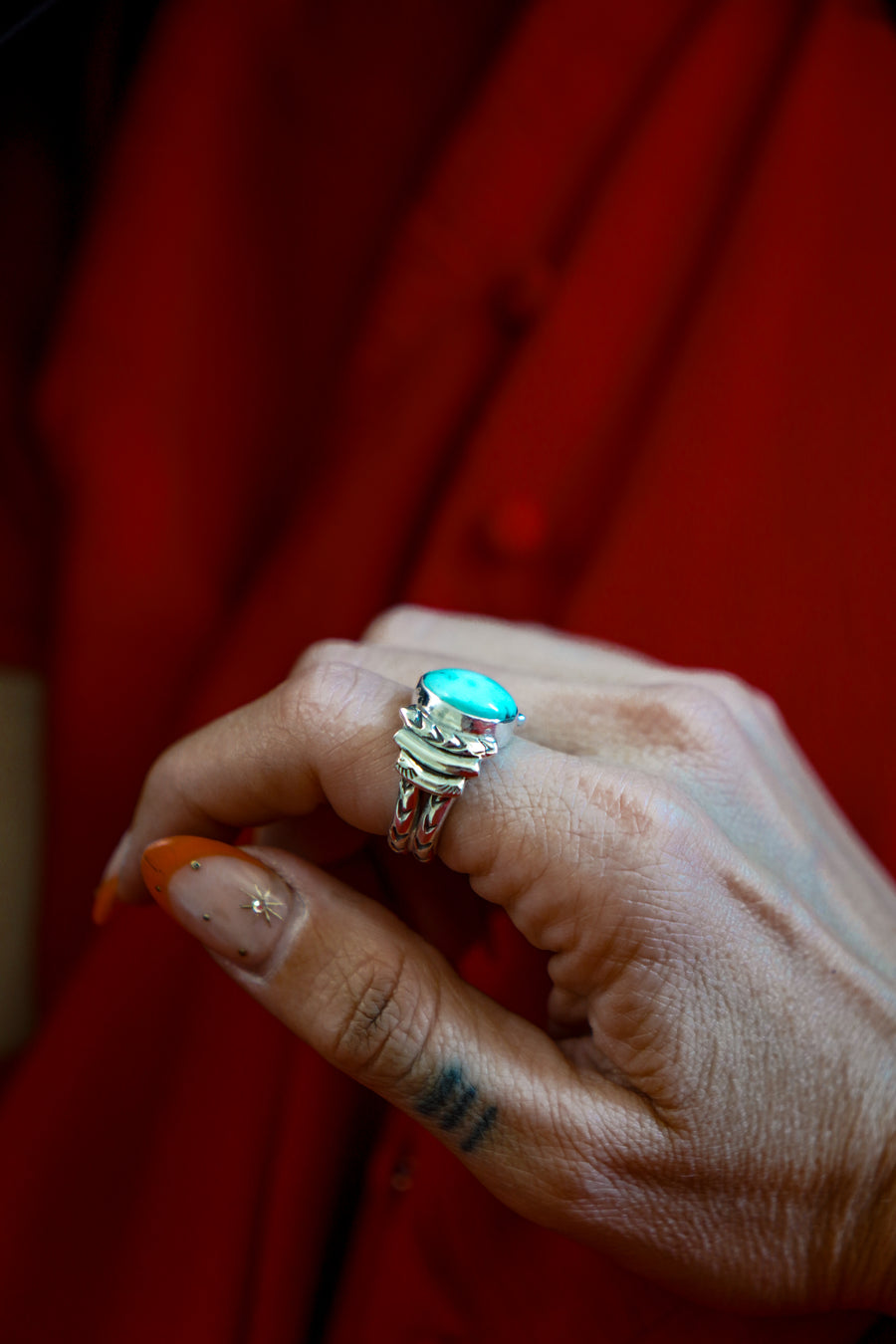 Sonoran Mountain Turquoise Ring (Size 8.25) *DISCOUNTED*