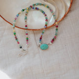 Mixed Up Choker No. 1 in Campitos Turquoise