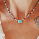 Mixed Up Choker No. 1 in Campitos Turquoise