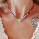 Mixed Up Choker No. 2 in Campitos Turquoise