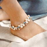 The Desert Dune Anklet in Magnesite