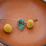 Oasis Ring in Royston Turquoise (Size 7.5)