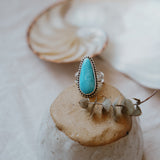 Traveler Ring in Hubei Turquoise (Size 9.5)