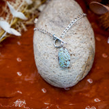 Toggle Necklace in Hubei Turquoise