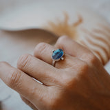 Dollop Ring in Blue Kyanite (Size 6)