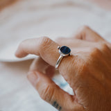 Dollop Ring in Blue Kyanite (Size 8)