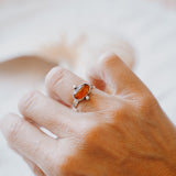 Dollop Ring in Red Kyanite (Size 6)
