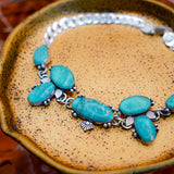 Statement Choker in Whitewater Turquoise