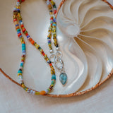 Mixed Up Necklace w/ Carabiner in Kyanite