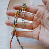 Mixed Up Necklace w/ Carabiner in Kyanite