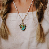 Wave Rider Necklace in Kingman Turquoise