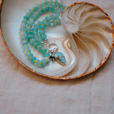 Blossom Babe Necklace in Golden Hills + Aventurine Beads