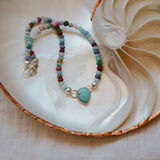 Mixed Up Anklet No. 4 in Hubei Turquoise