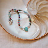 Mixed Up Anklet No. 4 in Hubei Turquoise