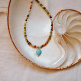 Mixed Up Anklet No. 3 in Hubei Turquoise