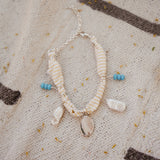 The Fray Baby Anklets with Ocean Jasper + Pearl Beads
