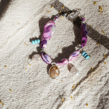 The Fray Baby Anklets with Ocean Jasper + Pearl Beads