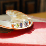 Kitchen Sink Cuff in Golden Hills, Sonoran Gem, Iron Maiden, Amber, & Kyanite